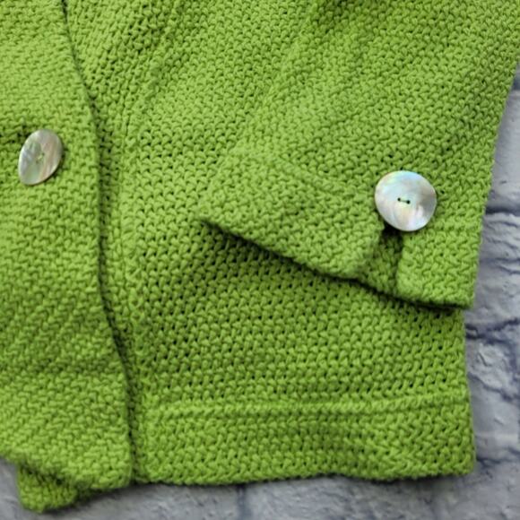 Spring Green Single Button Cardigan by Willow size Medium - Picture 4 of 11